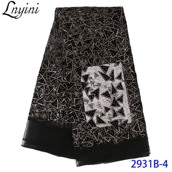 Black Velvet Lace Fabrics African Lace with Sequins High Quality Nigerian Tulle Mesh Lace Fabric Sequence Lace Fabric L2931B
Black Velvet Lace Fabrics African Lace with Sequins High Quality Nigerian Tulle Mesh Lace Fabric Sequence Lace Fabric L2931B