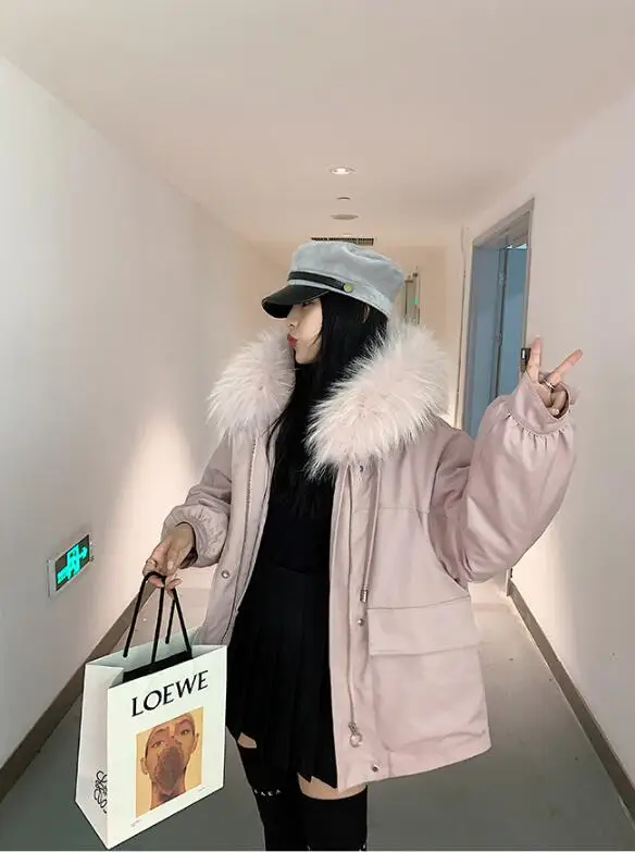 Perfect Natural rex rabbit fur lining parka real fur coat winter jacket women natural raccoon fur collar warm thick parkas tsr678 24 Perfect Natural rex rabbit fur lining parka real fur coat winter jacket women natural raccoon fur collar warm thick parkas tsr678 24