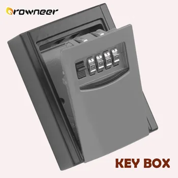 4 Digital Combination Key Box Aluminum Alloy Wall Safe Combination Lock Black Key Storage Organization Mark Hole Screws Provided
4 Digital Combination Key Box Aluminum Alloy Wall Safe Combination Lock Black Key Storage Organization Mark Hole Screws Provided