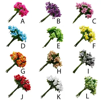 12Pcs Mini Artificial Pip Berries Stem Bunch Foam Fruit Flower Stamens for DIY Craft Wreaths Garland Wedding Box Decoration Gift
12Pcs Mini Artificial Pip Berries Stem Bunch Foam Fruit Flower Stamens for DIY Craft Wreaths Garland Wedding Box Decoration Gift