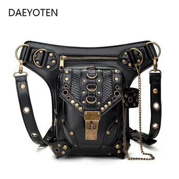 DAEYOTEN Retro Motorcycle Waist Bag Women Steampunk Fanny Pack Female Chest Bags Leg Streetwear Pouch Bag Kidney Beltbag ZM0260
DAEYOTEN Retro Motorcycle Waist Bag Women Steampunk Fanny Pack Female Chest Bags Leg Streetwear Pouch Bag Kidney Beltbag ZM0260