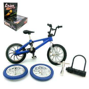 

Mini Alloy Finger BMX Bicycle Box Kit Flick Trix Finger Bikes Tool Toys BMX Bicycle Model TechDeck Gadgets Novelty Gag Kid Toys