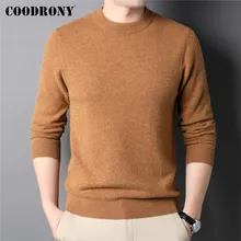 

COODRONY Winter Thick Warm Sweater Men Clothing Casual Pure Color Knitwear High Quality 100% Merino Wool Cashmere Pullover C3158