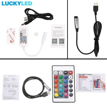 LUCKYLED Led RGB Controller WiFi Controller DC5V-24V 3Key/24Key IR Remote Led Strip Light With Smart Life Dimmable Magic Home
LUCKYLED Led RGB Controller WiFi Controller DC5V-24V 3Key/24Key IR Remote Led Strip Light With Smart Life Dimmable Magic Home