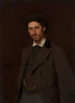 Artist's original oil painting Hand-painted on the Canvas:Portrait of Ivan Krumskoye
Artist's original oil painting Hand-painted on the Canvas:Portrait of Ivan Krumskoye