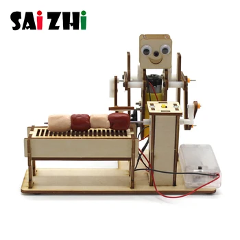 Saizhi DIY Barbecue Robot STEM Toy for Children Physical Scientific Experiment Creativity Learning Educational Toy Birthday Gift
Saizhi DIY Barbecue Robot STEM Toy for Children Physical Scientific Experiment Creativity Learning Educational Toy Birthday Gift