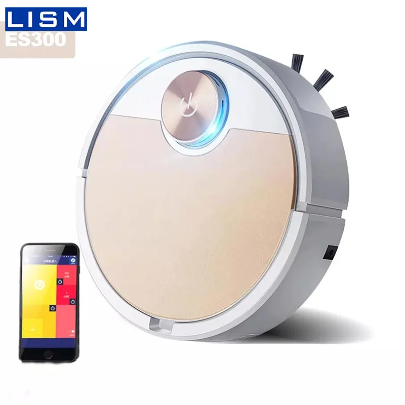 ES300 Robot Vacuum Cleaner Smart vaccum cleaner for Home Mobile Phone APP Remote Control Automatic Dust Removal cleaning Sweeper
ES300 Robot Vacuum Cleaner Smart vaccum cleaner for Home Mobile Phone APP Remote Control Automatic Dust Removal cleaning Sweeper