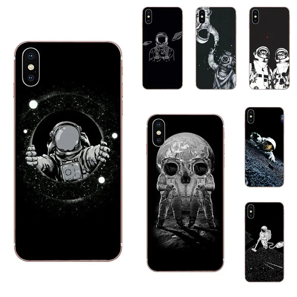 Astronaut Outer Space Fashionable TPU Case For Xiaomi Mi3 Mi4 Mi4C Mi4i Mi5 Mi 5S 5X 6 6X 8 SE Pro Lite A1 Max Mix 2 Note 3 4 | Мобильные