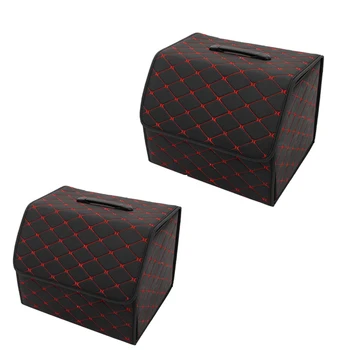 Car Trunk Organizer Box Storage Bag Auto Trash Tool Bag Pu Leather Folding Large Cargo Storage Stowing Tidying
Car Trunk Organizer Box Storage Bag Auto Trash Tool Bag Pu Leather Folding Large Cargo Storage Stowing Tidying