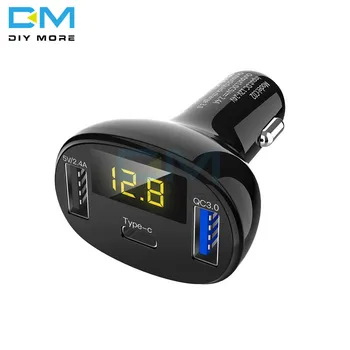 DC 12V QC3.0 QC Type C Dual USB Digital Display PD USB Type Multi Volt Voltage Meter Charger Monitor For Car Fast Chargring
DC 12V QC3.0 QC Type C Dual USB Digital Display PD USB Type Multi Volt Voltage Meter Charger Monitor For Car Fast Chargring