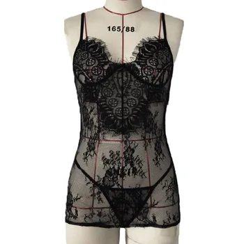 nuisette Sexy Women Nightware Women Slipdress Sexy Lace Night Gowns Ladies Set Black Sleepwear With Thong Backless Night Dress
nuisette Sexy Women Nightware Women Slipdress Sexy Lace Night Gowns Ladies Set Black Sleepwear With Thong Backless Night Dress