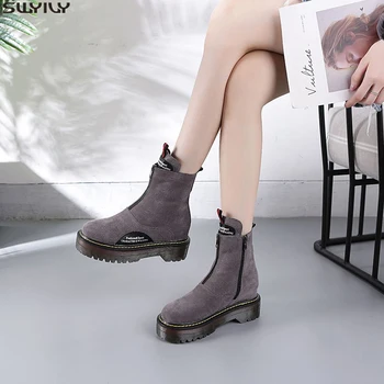 SWYIVY Casual Wedge Shoes Pigskin Woman Winter Boots 2019 Warm Snow Ankle Boots For Women Short Plush Female Shoes Solid Booties
SWYIVY Casual Wedge Shoes Pigskin Woman Winter Boots 2019 Warm Snow Ankle Boots For Women Short Plush Female Shoes Solid Booties