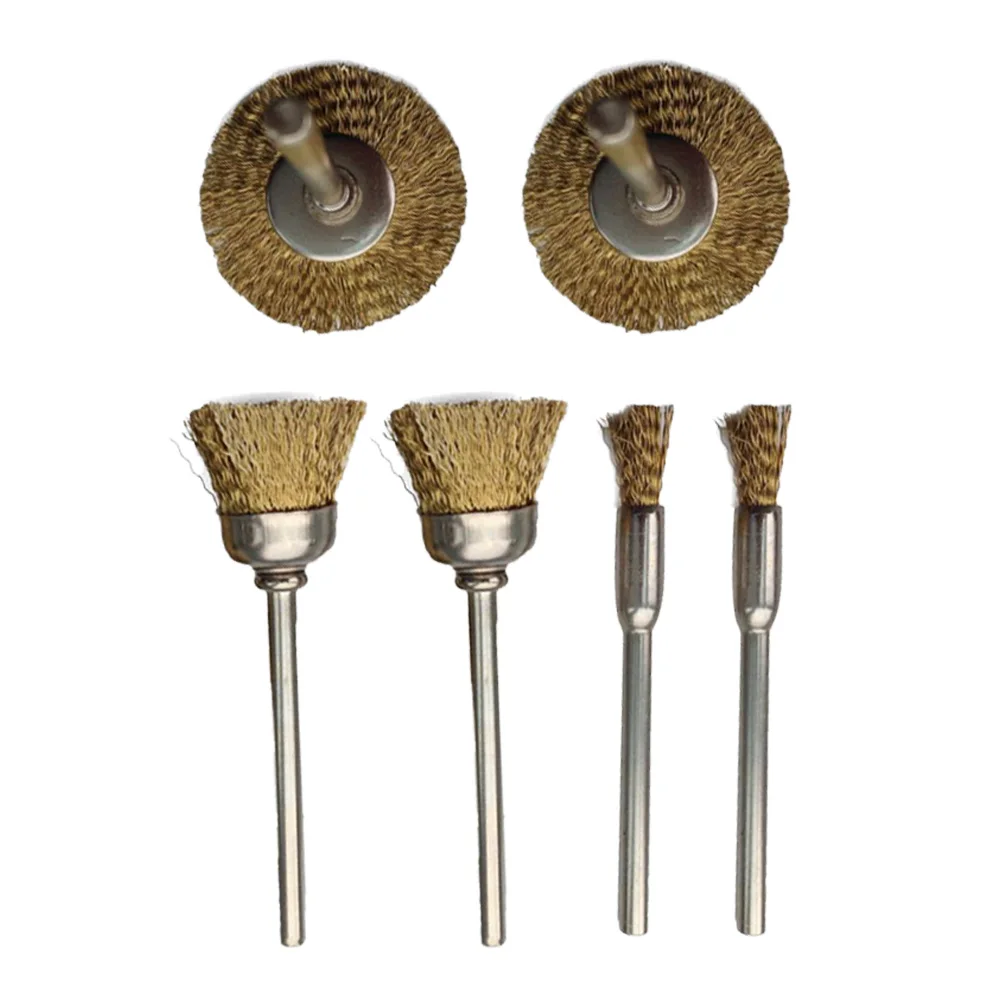 6 Set Wire Brushes Kit Bowl Type 15mm Straight Type 8mm T Type 22mm Dremel Accessories Mini Drill Rotary Power Tools
6 Set Wire Brushes Kit Bowl Type 15mm Straight Type 8mm T Type 22mm Dremel Accessories Mini Drill Rotary Power Tools