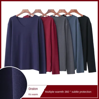 New Winter Thermal Underwear Shirt Men V Neck Fleece Casual Tops Autumn Warm Clothing Sleepwear Plus Size 3XL Men's Underwears
New Winter Thermal Underwear Shirt Men V Neck Fleece Casual Tops Autumn Warm Clothing Sleepwear Plus Size 3XL Men's Underwears