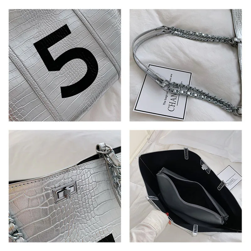2019 Autumn And Winter Large-Volume Tote Bag with Numbers Crocodile Pattern (Large Small) Shoulder WOMEN'S Bag
2019 Autumn And Winter Large-Volume Tote Bag with Numbers Crocodile Pattern (Large Small) Shoulder WOMEN'S Bag