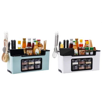 Multifunctional Spice Box Shelf Spice Bottle Storage Rack Spice Storage Box Kitchen Supplies Set
Multifunctional Spice Box Shelf Spice Bottle Storage Rack Spice Storage Box Kitchen Supplies Set