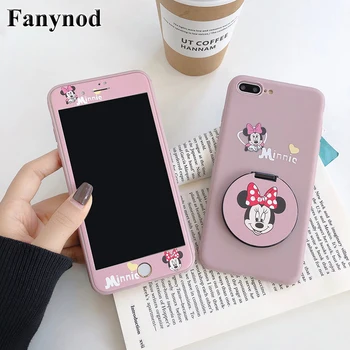 New Makeup Mirror Kickstand Back Cover for iPhone 6 6s 7 8 plus X XR XS MAX 11 Pro Max Minnie Mickey Phone Case for iPhone 11
New Makeup Mirror Kickstand Back Cover for iPhone 6 6s 7 8 plus X XR XS MAX 11 Pro Max Minnie Mickey Phone Case for iPhone 11