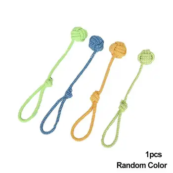 Pet Hand Pull Cotton Ball Chew Toy With Knot Molar Cleaning Teeth Rope Knot Ball Dog Pet Toys
Pet Hand Pull Cotton Ball Chew Toy With Knot Molar Cleaning Teeth Rope Knot Ball Dog Pet Toys