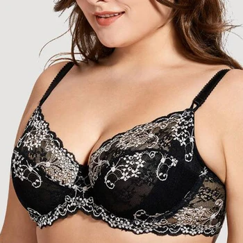 Drop Ship Women's Plus Size Full coverage Underwire Non-padded Lace Sheer Floral Balconette Bra 32 34 36 38 40 42 B C D DD E
Drop Ship Women's Plus Size Full coverage Underwire Non-padded Lace Sheer Floral Balconette Bra 32 34 36 38 40 42 B C D DD E