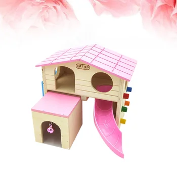 1pc Hamster House Bell Wooden Creative Sliding Stair Funny Playing House Sleeping House Hamster House Toy Pet Supplies
1pc Hamster House Bell Wooden Creative Sliding Stair Funny Playing House Sleeping House Hamster House Toy Pet Supplies