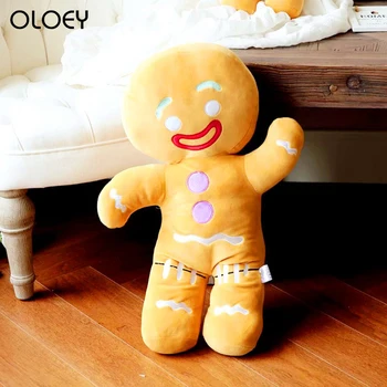 Cute Gingerbread Man Plush Toy Baby Appease Doll Biscuits Man Pillow Cushion Reindeer Home Decor Toy for Children Christmas Gift
Cute Gingerbread Man Plush Toy Baby Appease Doll Biscuits Man Pillow Cushion Reindeer Home Decor Toy for Children Christmas Gift