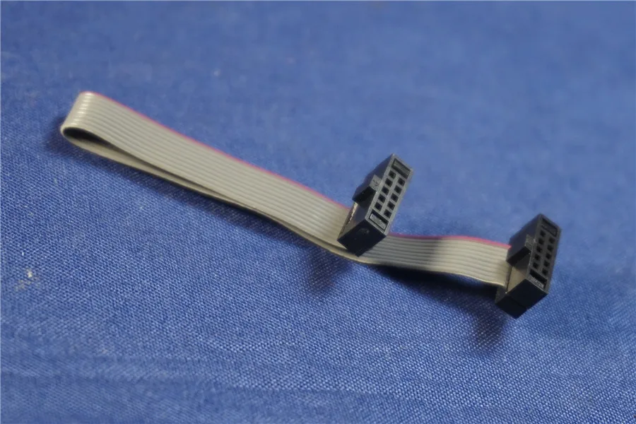 100pcs 10 Pin 1.27 mm Pitch IDC Sockets Extension Flat Ribbon Cable for ISP JTAG Download 15 cm Length Same Directions Adapter
100pcs 10 Pin 1.27 mm Pitch IDC Sockets Extension Flat Ribbon Cable for ISP JTAG Download 15 cm Length Same Directions Adapter