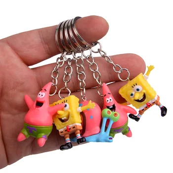 Anime sponge Patrick Star Keychain 5pcs Newest Cute Spongebob Key chain Key Ring 3D Spongebob Car Keychain Keyring Bag Charm
Anime sponge Patrick Star Keychain 5pcs Newest Cute Spongebob Key chain Key Ring 3D Spongebob Car Keychain Keyring Bag Charm