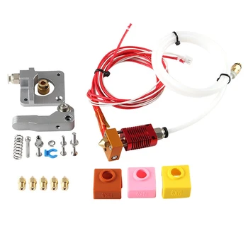 Gray Metal Extruder MK9 Extruder Nozzle Silicone Sleeve Upgrade Kit for Ender 3/ 3S/ CR10 3D Printer Accessories
Gray Metal Extruder MK9 Extruder Nozzle Silicone Sleeve Upgrade Kit for Ender 3/ 3S/ CR10 3D Printer Accessories