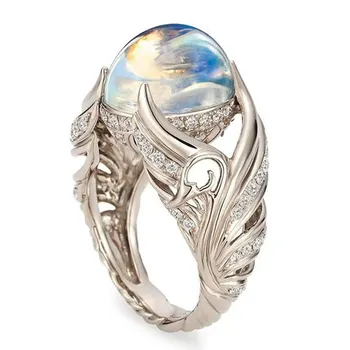 2020 Newest Fashion Gorgeous Angel Wings Wedding Band Ring Imitation Moonstone Jewelry Rings Gift For Women Size 6-10 Wholesale
2020 Newest Fashion Gorgeous Angel Wings Wedding Band Ring Imitation Moonstone Jewelry Rings Gift For Women Size 6-10 Wholesale