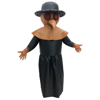 Halloween Plague Doctor Inflatable Set Latex Mask Long Nose Beak Bird Crow Cosplay Steampunk Celebration Performance Accessories
Halloween Plague Doctor Inflatable Set Latex Mask Long Nose Beak Bird Crow Cosplay Steampunk Celebration Performance Accessories