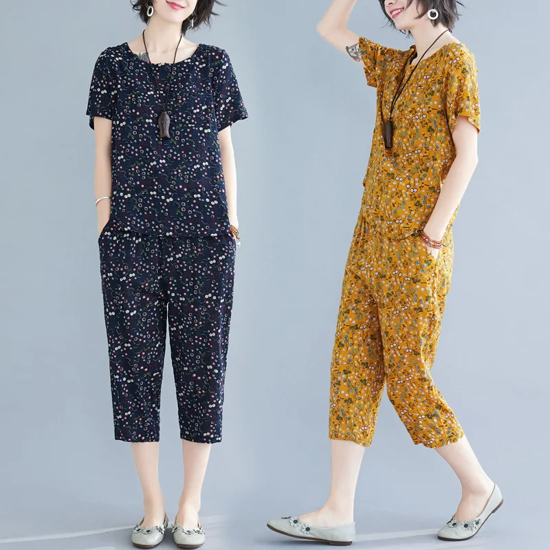2020 Summer New Style Literature And Art Retro Large Size Slimming Silk Linen Two-Piece Set
2020 Summer New Style Literature And Art Retro Large Size Slimming Silk Linen Two-Piece Set