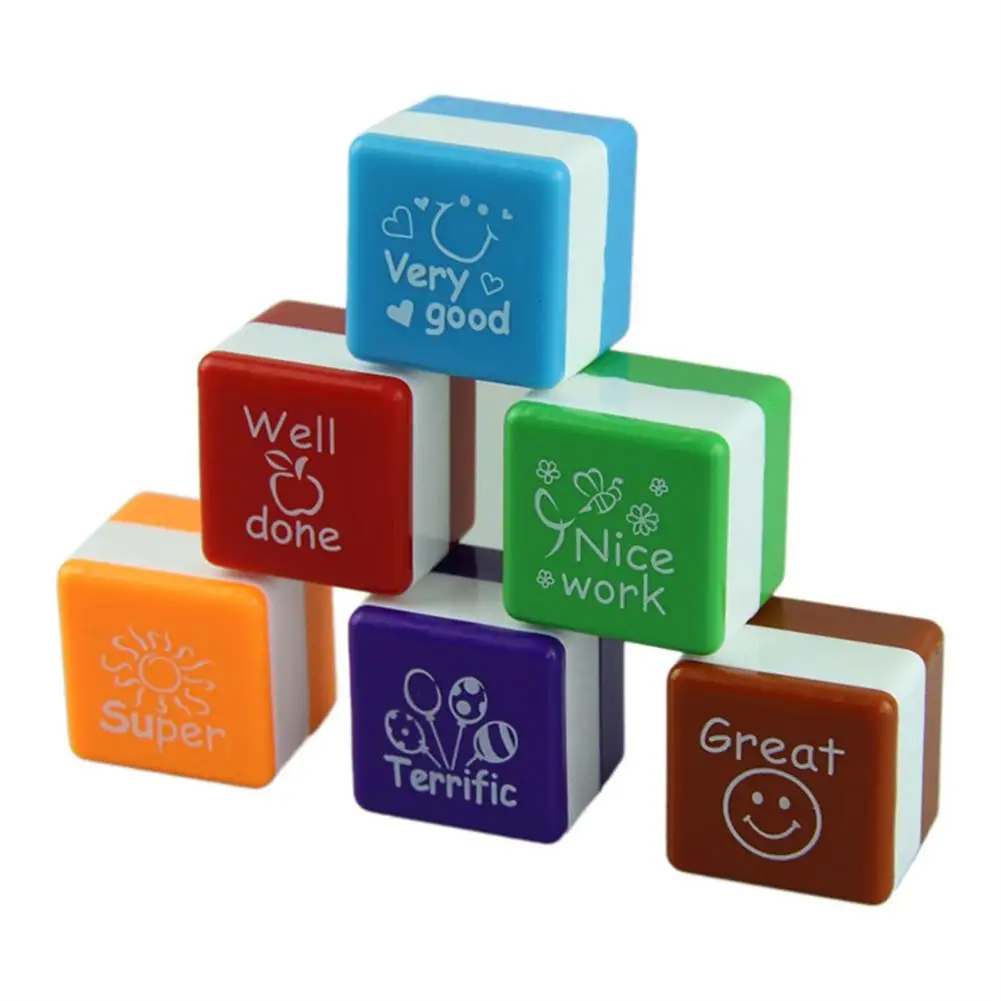6pcs Self Inking Teacher Stamps School Student Homework Comment Seal Rating Praise Gift
6pcs Self Inking Teacher Stamps School Student Homework Comment Seal Rating Praise Gift