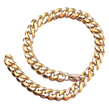 Hip Hop Cuban Link Miami Chain Stainless Steel Xxxtentacion Rapper Necklaces Male Jewelry 17mm With Tail
Hip Hop Cuban Link Miami Chain Stainless Steel Xxxtentacion Rapper Necklaces Male Jewelry 17mm With Tail