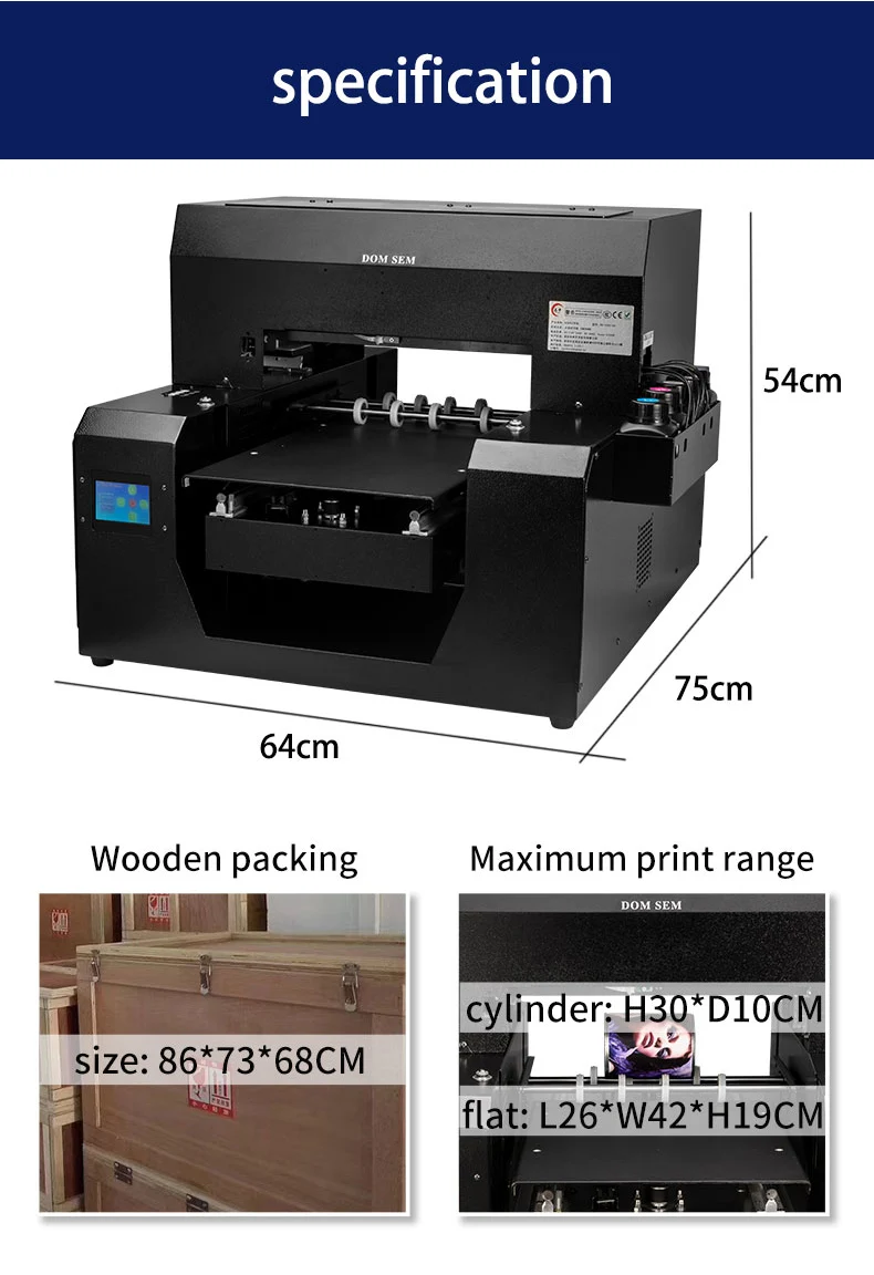 3 flatbed printers