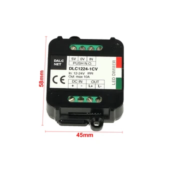 DALCNET CL9111 Dalcnet Easy Led Fader dimming Driver for 12V 24V 10A with button N.O. Push DLC1224-1CV
DALCNET CL9111 Dalcnet Easy Led Fader dimming Driver for 12V 24V 10A with button N.O. Push DLC1224-1CV