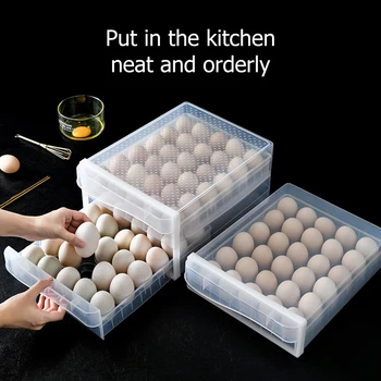 Refrigerator Egg Box Food Storage Case Fresh Container Household Egg Box Drawer-Type Storage Box Kitchen Accessories Organizer
Refrigerator Egg Box Food Storage Case Fresh Container Household Egg Box Drawer-Type Storage Box Kitchen Accessories Organizer