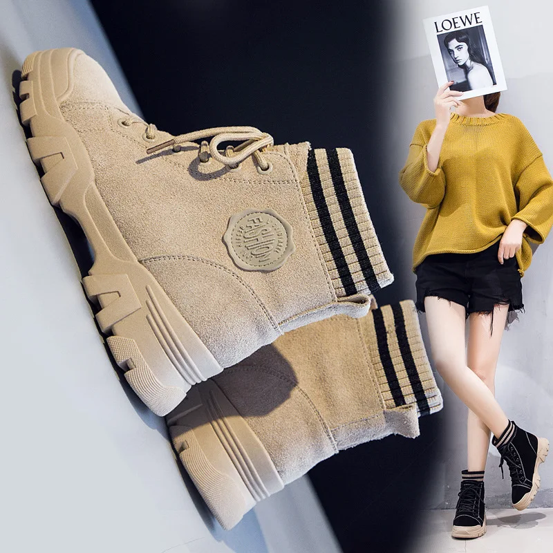 Martin Boots Women's British-Style 2019 New Style INS Online Celebrity Thin Boots Versatile Autumn & Winter Handsome Yarn Mouth
Martin Boots Women's British-Style 2019 New Style INS Online Celebrity Thin Boots Versatile Autumn & Winter Handsome Yarn Mouth