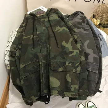 Autumn Cotton Camo Jacket Men's Fashion Casual Military Style Tactical Jackets Mens Streetwear Loose Hip Hop Bomber Jacket Men
Autumn Cotton Camo Jacket Men's Fashion Casual Military Style Tactical Jackets Mens Streetwear Loose Hip Hop Bomber Jacket Men