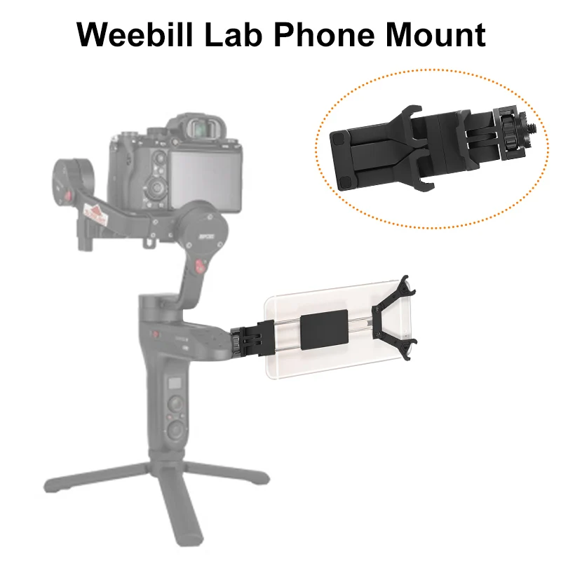 Phone Holder for Zhiyun Weebill Lab Crane 3 LAB Hohem iSteady Pro Feiyu G6 Gimbal Viewfinder for Smartphone Mount Tripod Bracket
Phone Holder for Zhiyun Weebill Lab Crane 3 LAB Hohem iSteady Pro Feiyu G6 Gimbal Viewfinder for Smartphone Mount Tripod Bracket