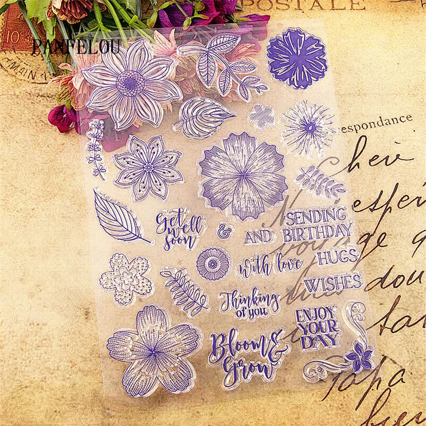 PANFELOU 15x21cm Invitation flower Transparent Clear Silicone Stamp/Seal for DIY scrapbooking/photo album clear stamp sheets 
PANFELOU 15x21cm Invitation flower Transparent Clear Silicone Stamp/Seal for DIY scrapbooking/photo album clear stamp sheets