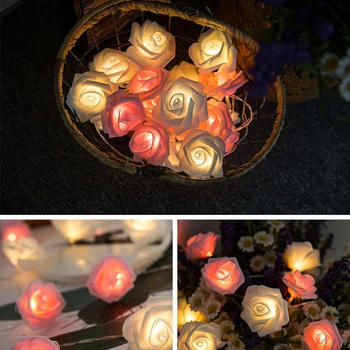 1.5/3m LED Garland Artificial Flower Bouquet String Lights USB Battery Powered Fairy Lights Christmas Wedding Valentine's Day
1.5/3m LED Garland Artificial Flower Bouquet String Lights USB Battery Powered Fairy Lights Christmas Wedding Valentine's Day