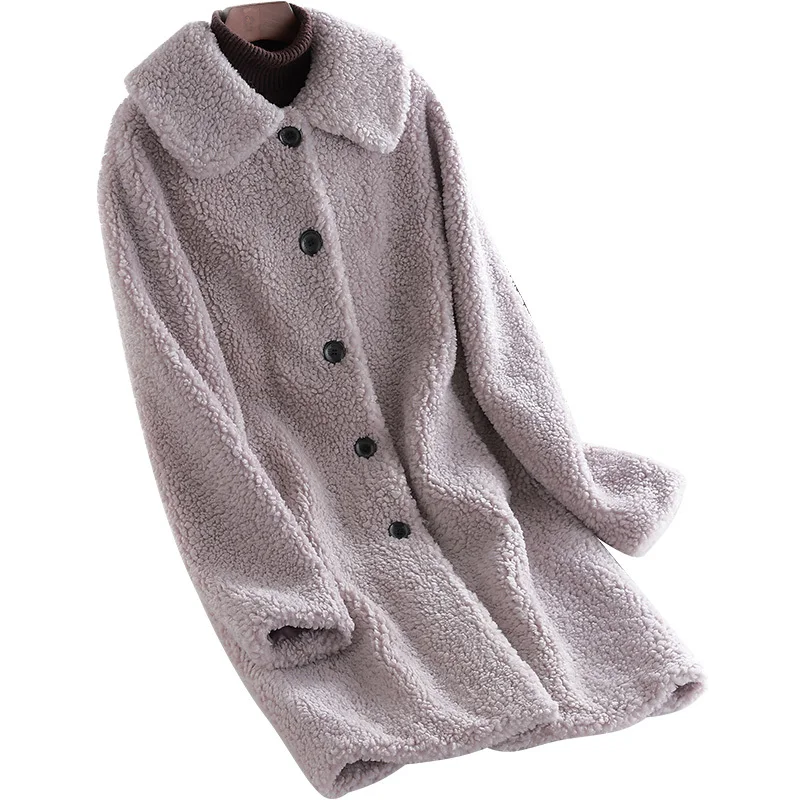 2020 New Fault Code Fashionable Grain Sheep Shearing Loose Coat Girls Long Fund Lamb Wool Coat Leather And Fur
2020 New Fault Code Fashionable Grain Sheep Shearing Loose Coat Girls Long Fund Lamb Wool Coat Leather And Fur