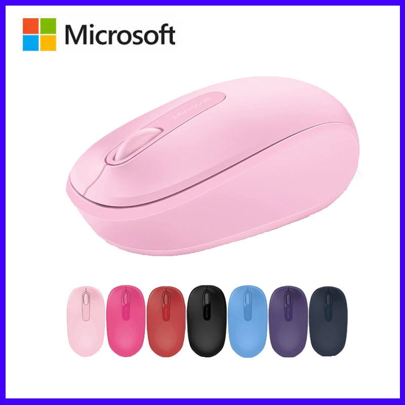 Microsoft 1850 Draadloze Muis 2 4 Ghz Draagbare Mini Student Roze Verse Art Creatieve Leuke Voor ноутбук Настольный |