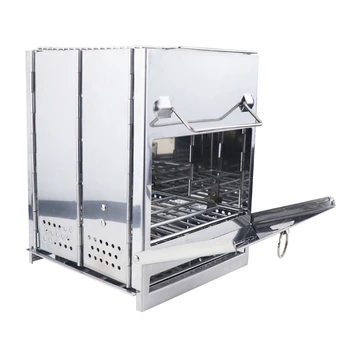 Mini Outdoor Firewood Stove Camping Cooking Picnic Travel Stainless Steel Square Wood Stove Charcoal Folding Grill
Mini Outdoor Firewood Stove Camping Cooking Picnic Travel Stainless Steel Square Wood Stove Charcoal Folding Grill