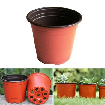 100Pcs Lightweight Plastic Round Flower Pots Potnursery Pots Home Garden Decor Small Flower Pot Seed Starting Pots 9x7x8cm A50
100Pcs Lightweight Plastic Round Flower Pots Potnursery Pots Home Garden Decor Small Flower Pot Seed Starting Pots 9x7x8cm A50
