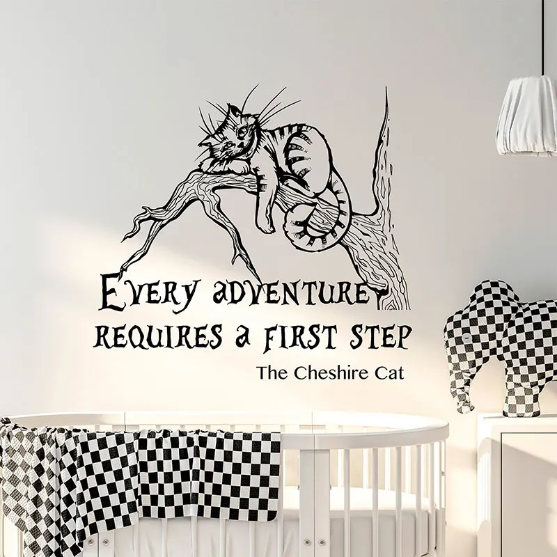 Alice In Wonderland Wall Sticker Quote Cat Sayings Wall Decals Vinyl Home Decor Nursery Kids Room Bedroom Murals Removable 3645
Alice In Wonderland Wall Sticker Quote Cat Sayings Wall Decals Vinyl Home Decor Nursery Kids Room Bedroom Murals Removable 3645