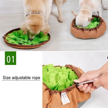 Pet Felt Cloth Snuffle Bowl Mat For Dogs Feeding Puzzle Toys Anti Choking Pet Snuffle Bowl Mat
Pet Felt Cloth Snuffle Bowl Mat For Dogs Feeding Puzzle Toys Anti Choking Pet Snuffle Bowl Mat