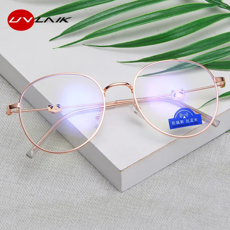 UVLAIk Metal Anti-blue light Blocking Glasses Frames 2019 Temple Round Computer Eyeglasses Transparent Spectacle frame
UVLAIk Metal Anti-blue light Blocking Glasses Frames 2019 Temple Round Computer Eyeglasses Transparent Spectacle frame