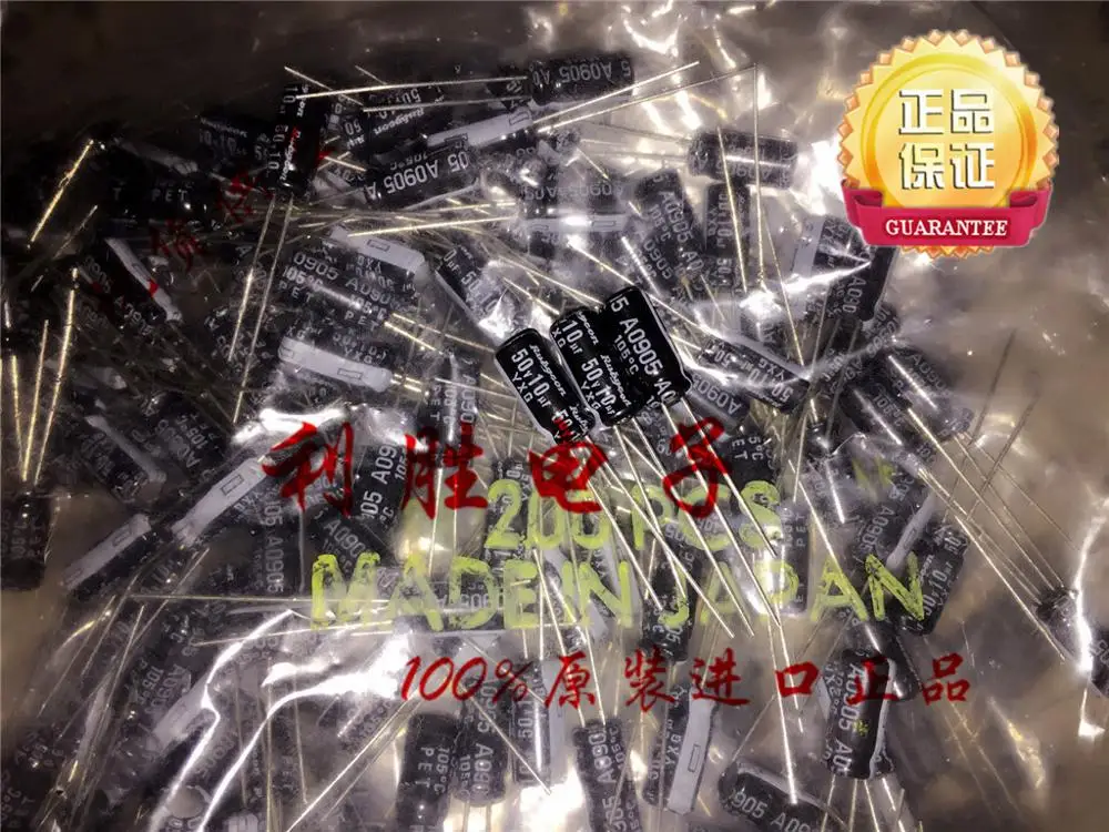 10pcs/25pcs Limited Real Black Capacitors 10uf 50v Japan Rubycon Genuine Ruby yxg Electrolytic Capacitor 50v10uf 5x11
10pcs/25pcs Limited Real Black Capacitors 10uf 50v Japan Rubycon Genuine Ruby yxg Electrolytic Capacitor 50v10uf 5x11