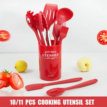 Silicone Kitchenware Cooking Utensils Set Heat Resistant Kitchen Non-Stick Cooking Utensils Baking Tools
Silicone Kitchenware Cooking Utensils Set Heat Resistant Kitchen Non-Stick Cooking Utensils Baking Tools